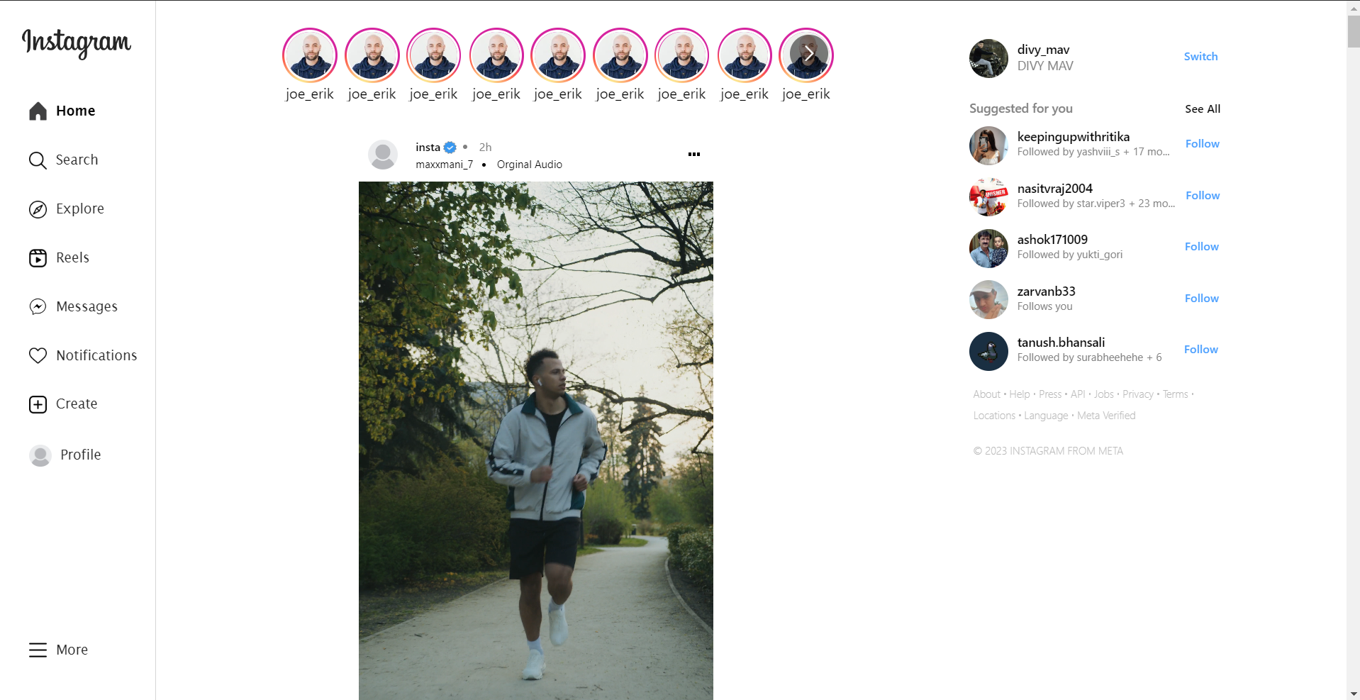 Instagram clone